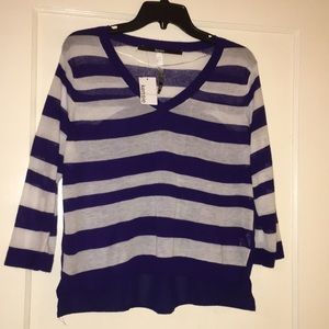🐸 3/$30 NWT Kensie Striped Sweater